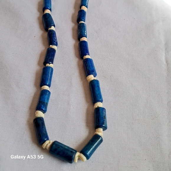Jewelry - Glass Bead Necklace With Barrel Clasp